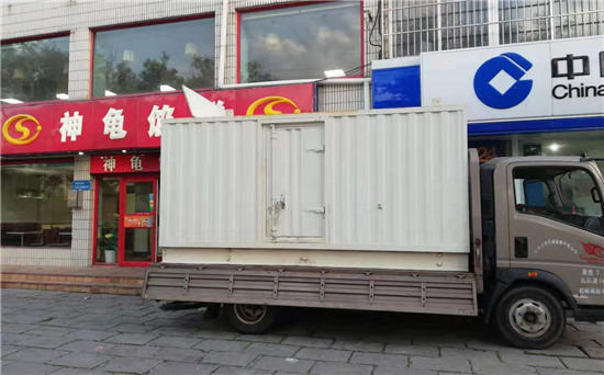 西双版纳出租发电机施工案例